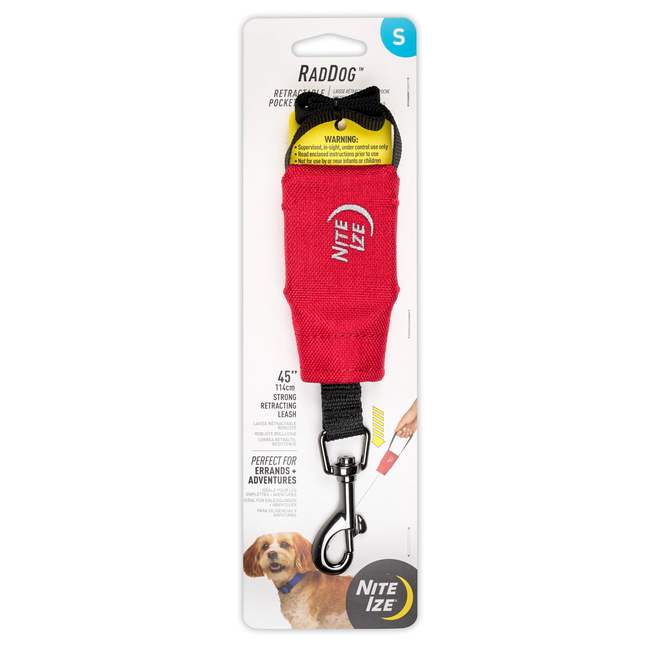 Amazon.com : Nite Ize RadDog Retractable Pocket Leash - Durable